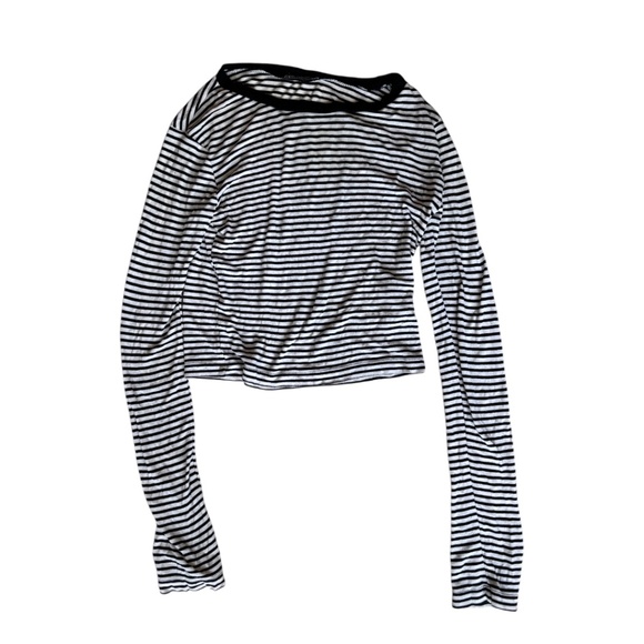 Zara striped long sleeve top - Picture 1 of 2